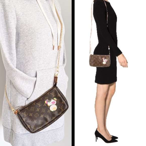 🦄RARE🦄 LV Takashi Murakami Panda Pochette - Picture 3 of 12